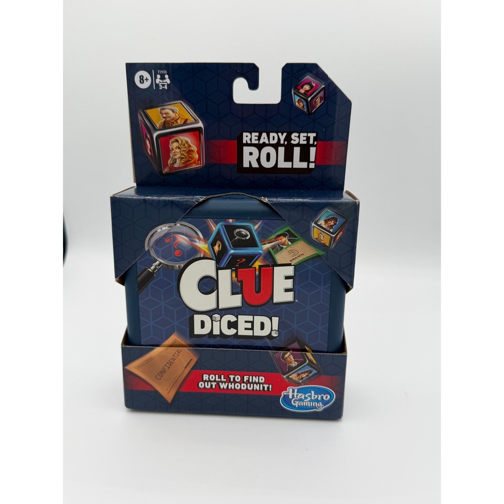 Clue Diced! Hasbro Gaming Travel Dice Mystery Game F2956 New